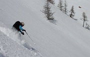  encore un peu de poudre dans les contrepentes nord
